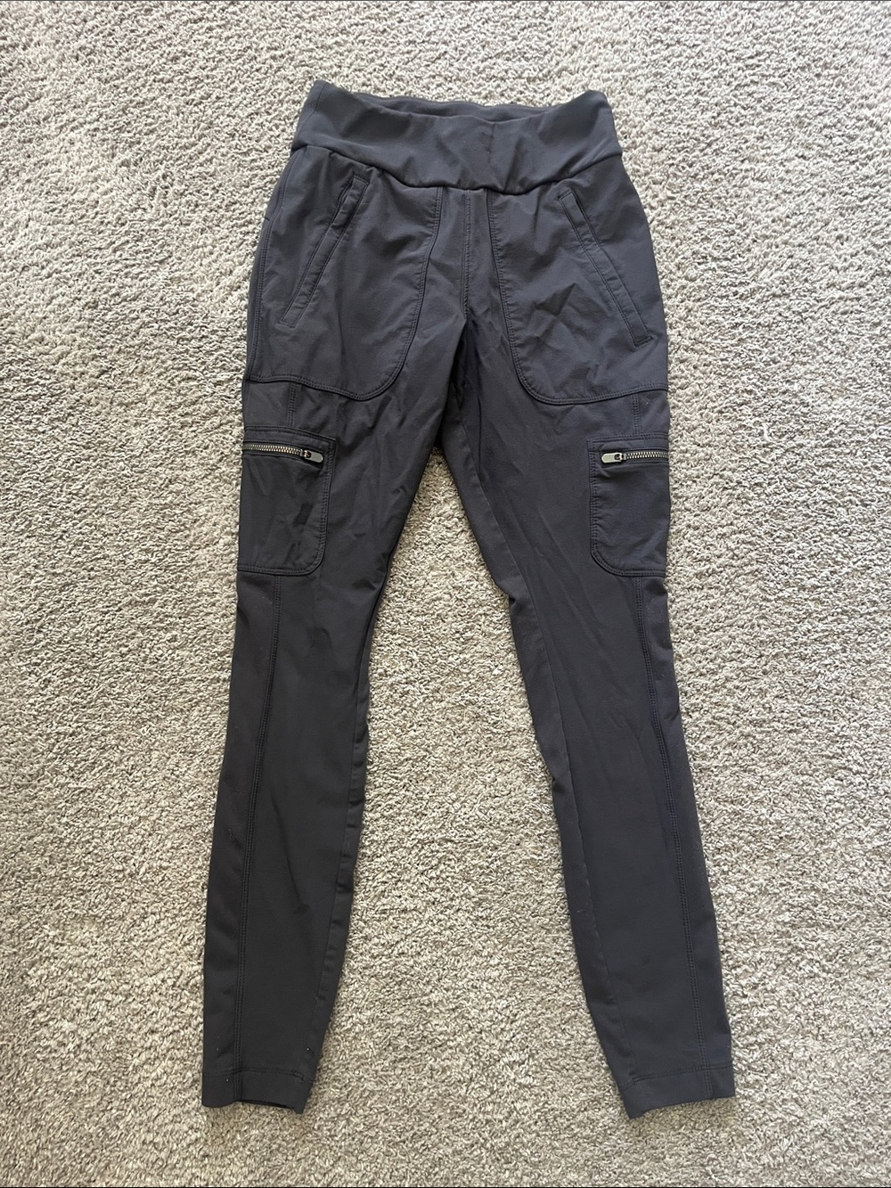 Athleta Charcoal Gray High-Waist Performance Pants
